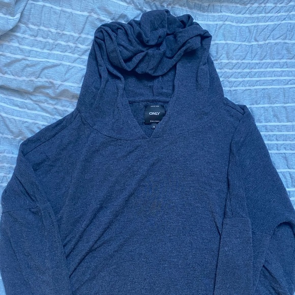 Blue ONLY super soft blouse/hoodie - Picture 3 of 4